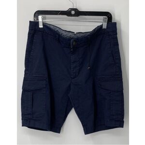 Eleventy dark blue chino shorts sz 34